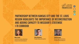 Session Title Graphic - Partnership Between Kansas City and St. Louis Region an the I-70 Corridor