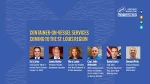 Session Title Graphic - Container on Vessel Services Coming to the St. Louis region